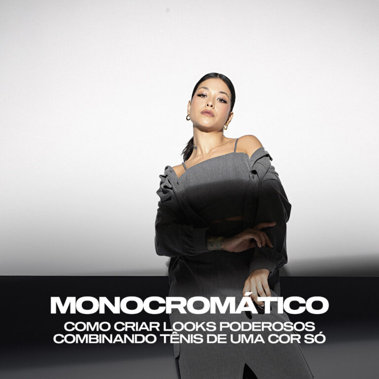 Monocromático: como criar looks poderosos combinando tênis de uma cor só
