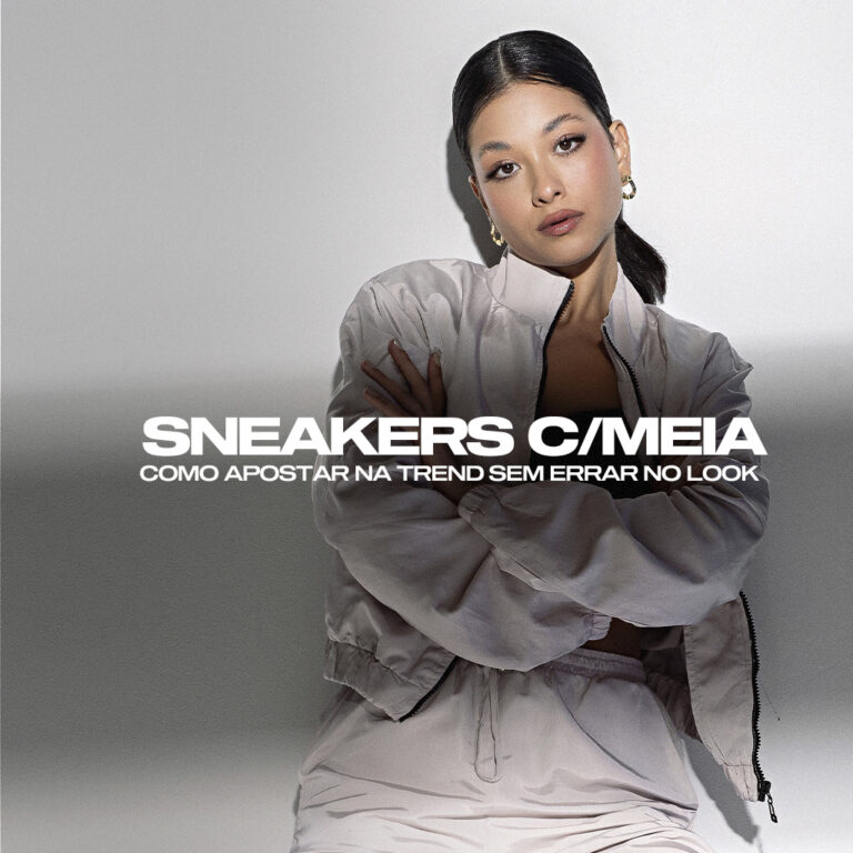 Sneakers com meia aparente: como apostar na trend sem errar no look
