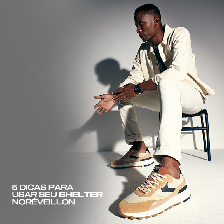Moda masculina: 5 dicas para incorporar um sneaker Shelter no outfit da virada