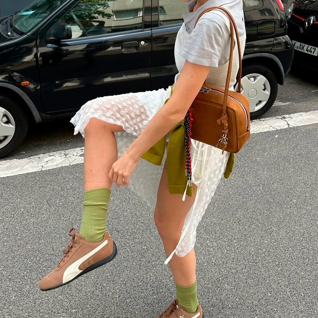 Sneakerina em novas versões: proporções, estampas e styling para 2026 7 LOOK 04 1 2